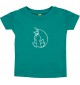 Kinder T-Shirt lustige Tiere EinhornPinguin , Einhorn, Pinguin jade, 0-6 Monate
