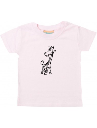 Kinder T-Shirt lustige Tiere Einhorngiraffe, Einhorn, Giraffe