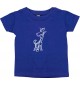 Kinder T-Shirt lustige Tiere Einhorngiraffe, Einhorn, Giraffe lila, 0-6 Monate