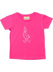 Kinder T-Shirt lustige Tiere EinhornEnte , Einhorn, Ente pink, 0-6 Monate