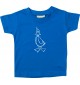 Kinder T-Shirt lustige Tiere EinhornEnte , Einhorn, Ente royal, 0-6 Monate