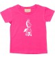 Kinder T-Shirt lustige Tiere EinhornZebra , Einhorn, Zebra pink, 0-6 Monate