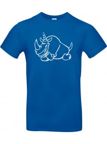 Kinder-Shirt lustige Tiere Einhornnashorn, Einhorn, Nashorn