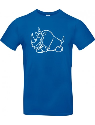 Kinder-Shirt lustige Tiere Einhornnashorn, Einhorn, Nashorn