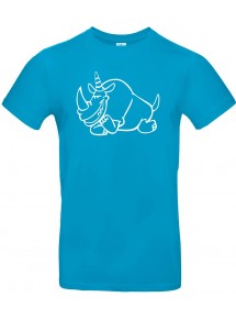 Kinder-Shirt lustige Tiere Einhornnashorn, Einhorn, Nashorn, atoll, 104
