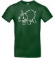 Kinder-Shirt lustige Tiere Einhornnilpferd, Einhorn, Nilpferd