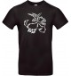 Kinder-Shirt lustige Tiere Einhornziege, Einhorn, Ziege, schwarz, 104