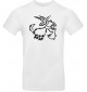 Kinder-Shirt lustige Tiere Einhornziege, Einhorn, Ziege, weiss, 104