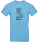 Kinder-Shirt lustige Tiere Einhornkatze, Einhorn, Katze, hellblau, 104