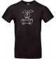 Kinder-Shirt lustige Tiere Einhornhase, Einhorn, Hase, schwarz, 104
