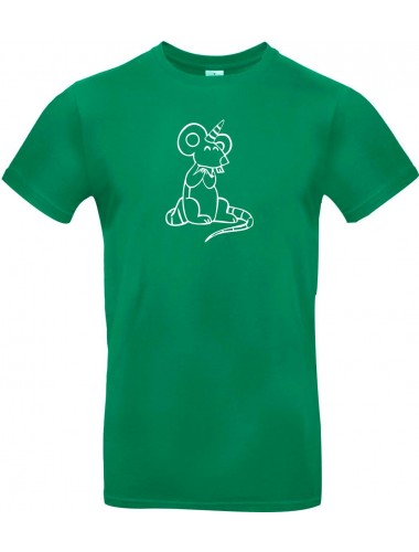 Kinder-Shirt lustige Tiere Einhorn Maus , Einhorn, Maus