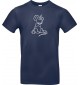 Kinder-Shirt lustige Tiere Einhorn Maus , Einhorn, Maus  blau, 104