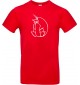 Kinder-Shirt lustige Tiere Einhornpinguin, Einhorn, Pinguin rot, 104