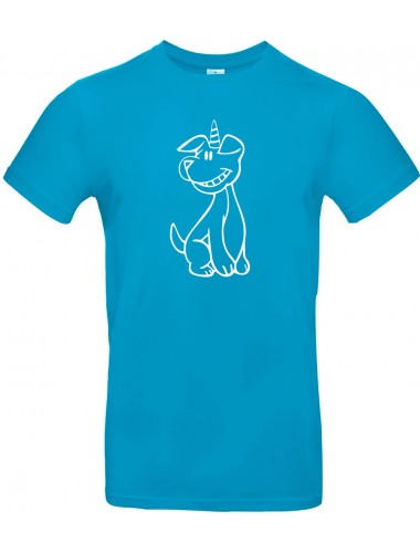 Kinder-Shirt lustige Tiere Einhornhund, Einhorn, Hund, atoll, 104