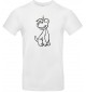 Kinder-Shirt lustige Tiere Einhornhund, Einhorn, Hund, weiss, 104