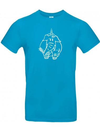 Kinder-Shirt lustige Tiere Einhornelefant, Einhorn, Elefant atoll, 104