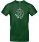 Kinder-Shirt lustige Tiere Einhornelefant, Einhorn, Elefant dunkelgruen, 104