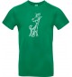 Kinder-Shirt lustige Tiere Einhorngiraffe, Einhorn, Giraffe, kellygreen, 104