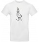 Kinder-Shirt lustige Tiere Einhornente, Einhorn, Ente, weiss, 104