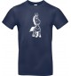 Kinder-Shirt lustige Tiere Einhornzebra, Einhorn, Zebra, blau, 104