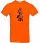 Kinder-Shirt lustige Tiere Einhornzebra, Einhorn, Zebra, orange, 104