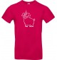 Kinder-Shirt lustige Tiere Einhornschwein, Einhorn, Schwein, Ferkel, pink, 104