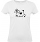 Lady T-Shirt lustige Tiere Einhornkuh, Einhorn, Kuh , weiss, L