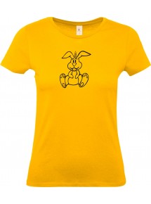Lady T-Shirt lustige Tiere Einhornhase, Einhorn, Hase,