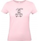 Lady T-Shirt lustige Tiere Einhornhase, Einhorn, Hase, rosa, L