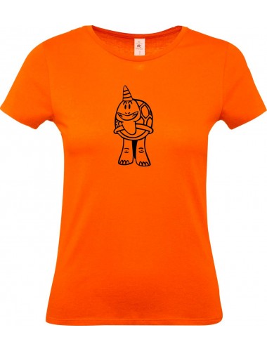 Lady T-Shirt lustige Tiere Einhornschildkröte, Einhorn, Schildkröte