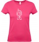 Lady T-Shirt lustige Tiere Einhornschildkröte, Einhorn, Schildkröte  pink, L