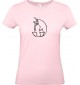 Lady T-Shirt lustige Tiere Einhornpinguin, Einhorn, Pinguin rosa, L