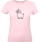 Lady T-Shirt lustige Tiere Einhornschwein, Einhorn, Schwein, Ferkel, rosa, L