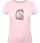 Lady T-Shirt lustige Tiere Einhornigel, Einhorn, Igel, rosa, L
