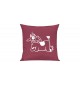 Sofa Kissen lustige Tiere Einhornkuh, Einhorn, Kuh , pink