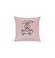 Sofa Kissen lustige Tiere Einhornhase, Einhorn, Hase, rosa
