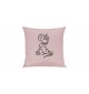 Sofa Kissen lustige Tiere Einhorn Maus , Einhorn, Maus  rosa