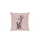 Sofa Kissen lustige Tiere Einhorngiraffe, Einhorn, Giraffe, rosa