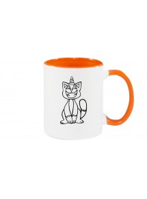 Kaffeepott lustige Tiere Einhornkatze, Einhorn, Katze