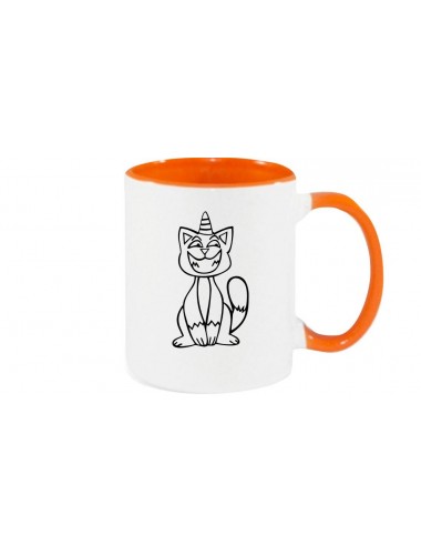 Kaffeepott lustige Tiere Einhornkatze, Einhorn, Katze