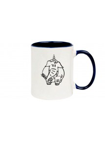 Kaffeepott lustige Tiere Einhornelefant, Einhorn, Elefant