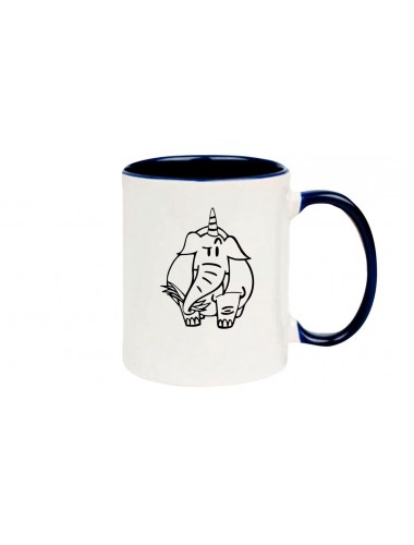 Kaffeepott lustige Tiere Einhornelefant, Einhorn, Elefant