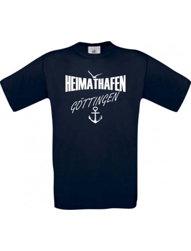 Männer-Shirt Heimathafen Göttingen  kult, navy, Größe L