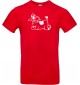 T-Shirt lustige Tiere Einhornkuh, Einhorn, Kuh  rot, L