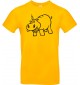 T-Shirt lustige Tiere Einhornnilpferd, Einhorn, Nilpferd