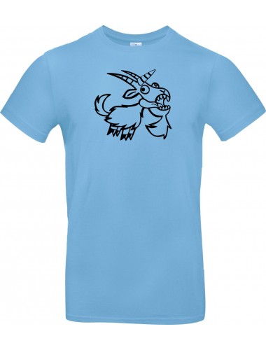 T-Shirt lustige Tiere Einhornziege, Einhorn, Ziege