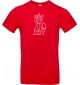 T-Shirt lustige Tiere Einhornkatze, Einhorn, Katze  rot, L