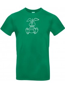 T-Shirt lustige Tiere Einhornhase, Einhorn, Hase  kelly, L