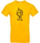 T-Shirt lustige Tiere Einhornschildkröte, Einhorn, Schildkröte gelb, L