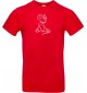 T-Shirt lustige Tiere Einhorn Maus , Einhorn, Maus  rot, L
